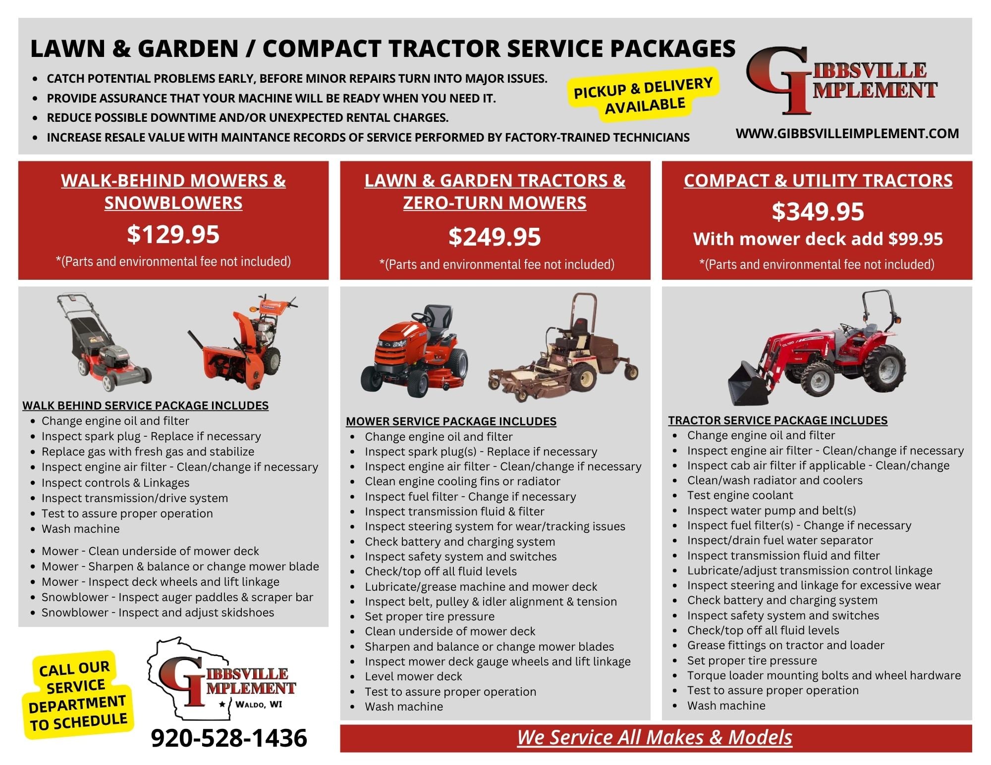 2025 Lawn & Garden Service Specials